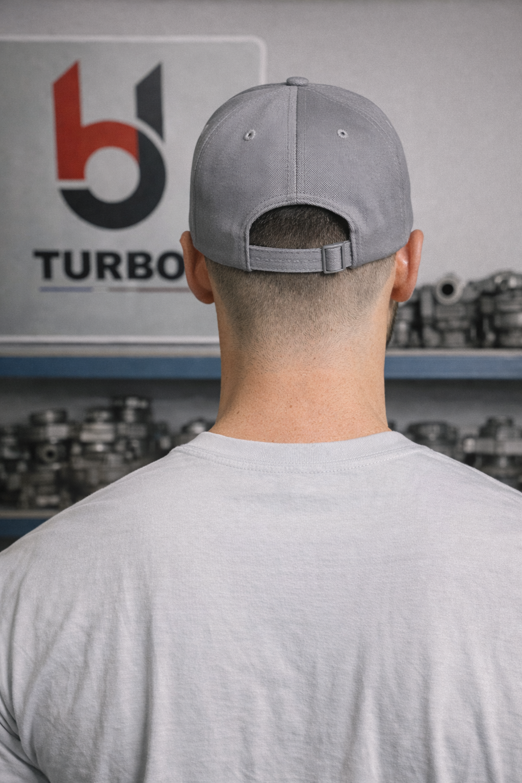 Casquette BJ Turbo _ Grise
